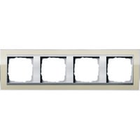 Gira Abdeckrahmen vierfach, Abdeckung beige, Retail