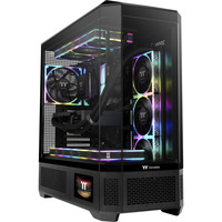 Thermaltake View 600 TG Black, Big-Tower-Gehäuse schwarz, Tempered Glass