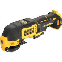 DEWALT Akku-Multifunktions-Werkzeug DCS353NT, 12 Volt gelb/schwarz, ohne Akku und Ladegerät, in T STAK-Box II, 29-tlg. Zubehörset