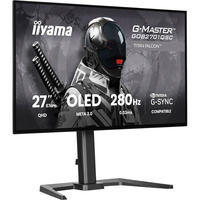 iiyama G-Master GOB2701QSC-B1 OLED, Gaming-Monitor 68.6 cm (27 Zoll), schwarz, QHD, HDMI, DP, USB-Hub, 280Hz Panel
