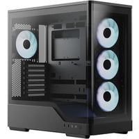 Aerocool P500A-BK-v1 , Tower-Gehäuse schwarz, Tempered Glass x 2