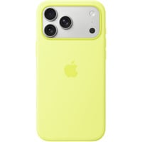 Apple Silikon Case mit MagSafe, Handyhülle neon-gelb, iPhone 17 Pro Max