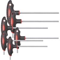 GEDORE Red 2K-T-Griff-Winkelschraubendreher-Satz, 6-teilig rot/schwarz