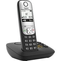 Gigaset A690 A, analoges Telefon schwarz, DECT, Anrufbeantworter