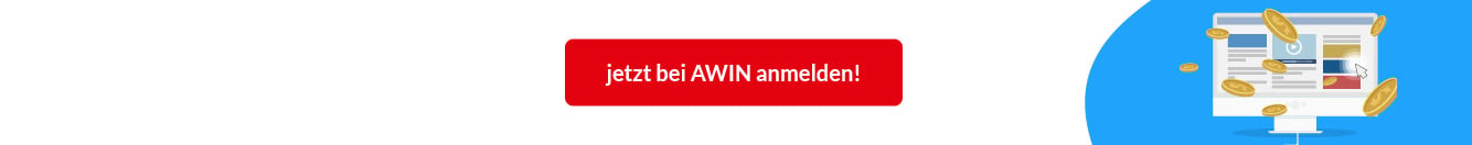 Z AWIN gehen und anmelden